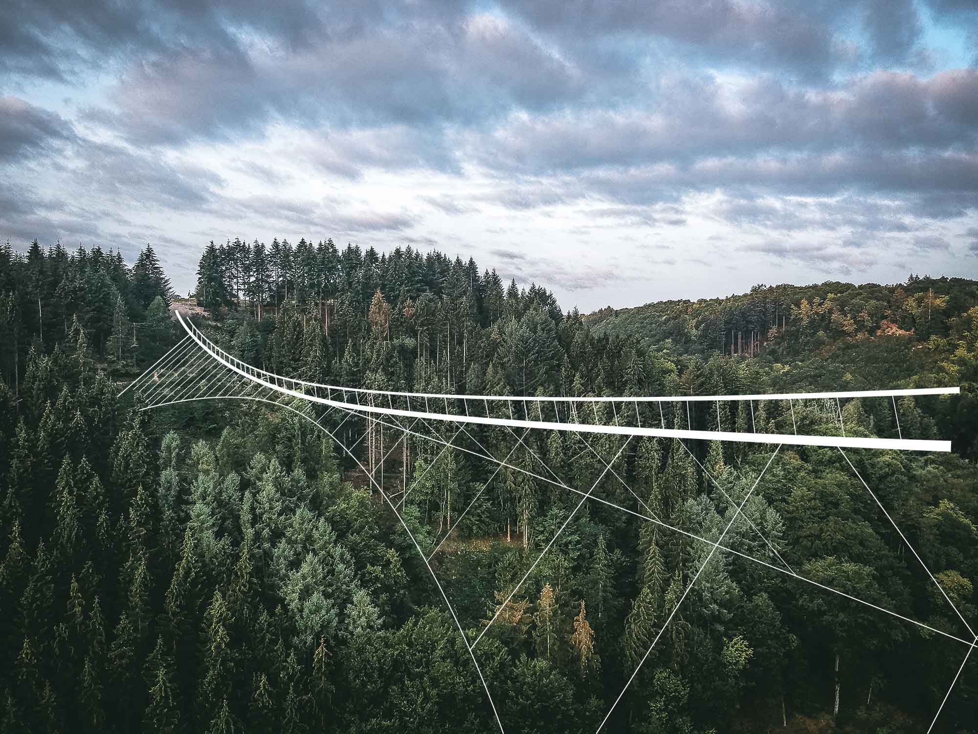 Hängebrücke Schritt 2