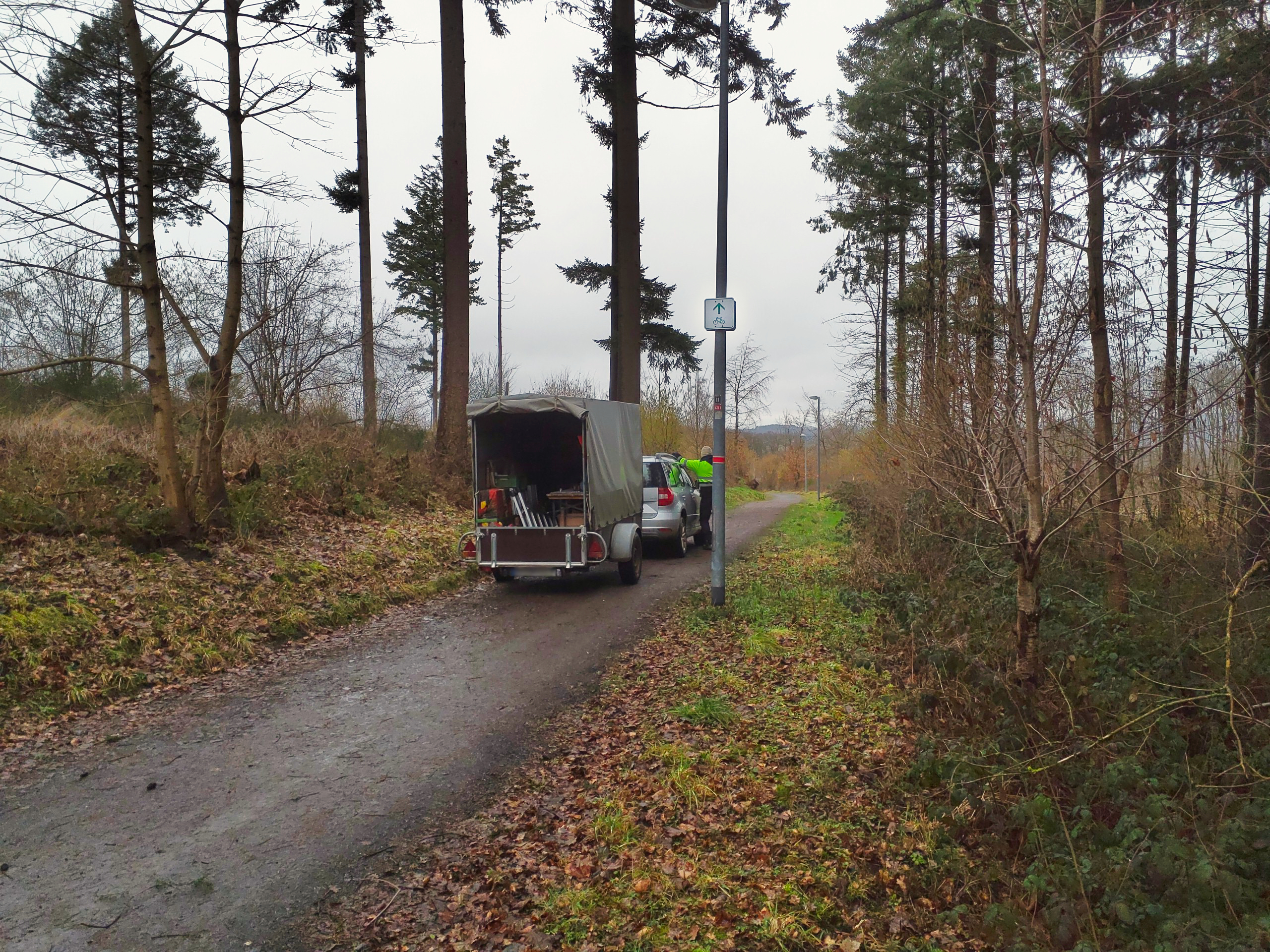Beschilderung von Radrouten bei Vettelschoß und Sankt Katharinen fertiggestellt